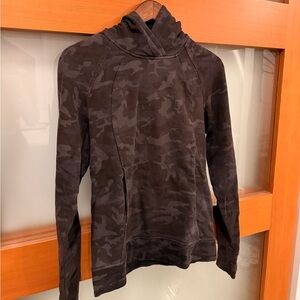 lululemon Black Camo Scuba Hoodie